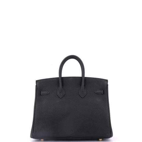 Pre-owned Hermes Hermes Birkin Handbag Black Togo With Gold Hardware 30 In Black