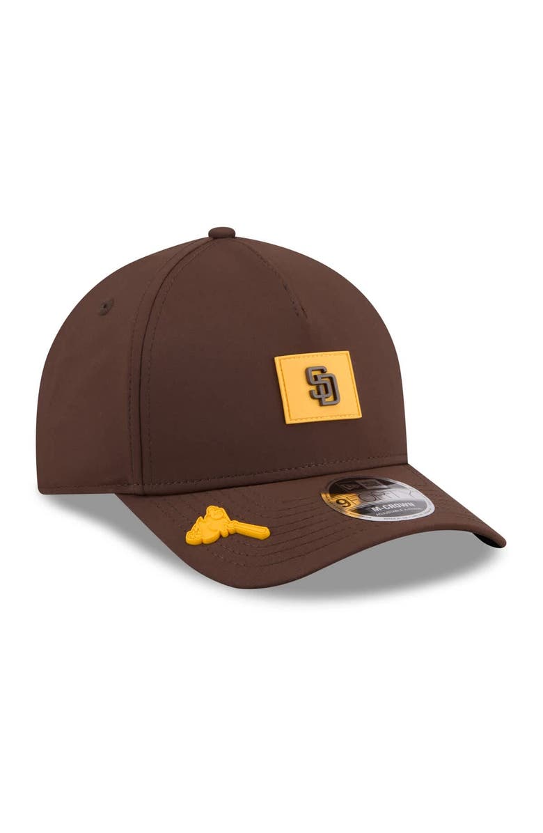 New Era Men's New Era  Brown San Diego Padres 2026 Clubhouse 9FORTY A-Frame Adjustable Hat, Alternate, color, Brown