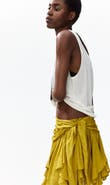 H&M Asymmetric Viscose Mini Skirt