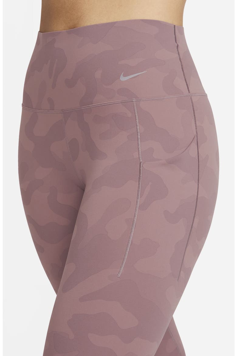 Universa Dri-FIT High Rise 7/8 Tights, Alternate, color, SMOKEY MAUVE/ BLACK