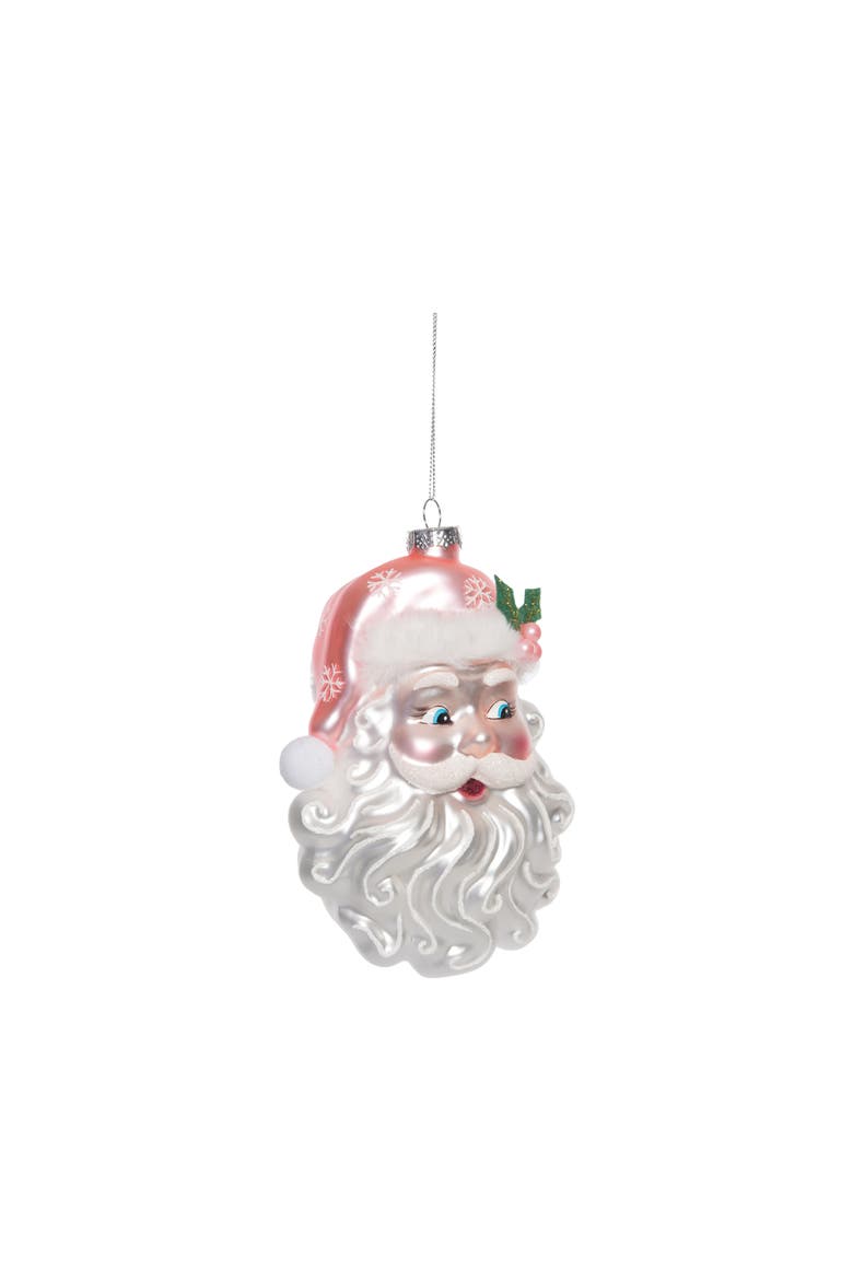 Pink Santa Ornament for Christmas Tree, Perfect Holiday Gift, Alternate, color, Multicolored