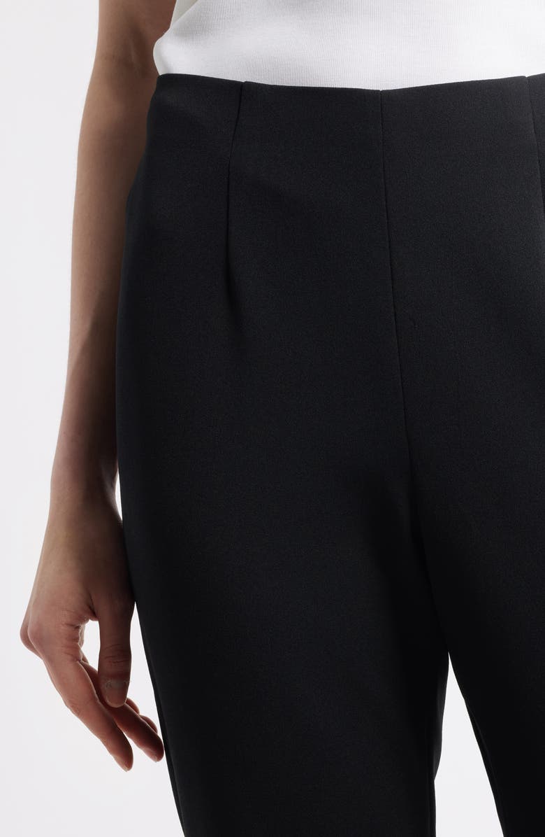 Ming Wang x Tanya Foster Deco Pintuck Crepe Pants, Alternate, color, 