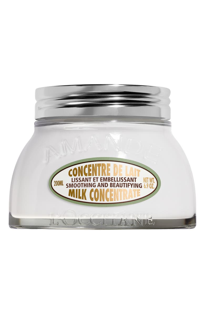 L'Occitane Almond Milk Concentrate Body Cream, Main, color, 