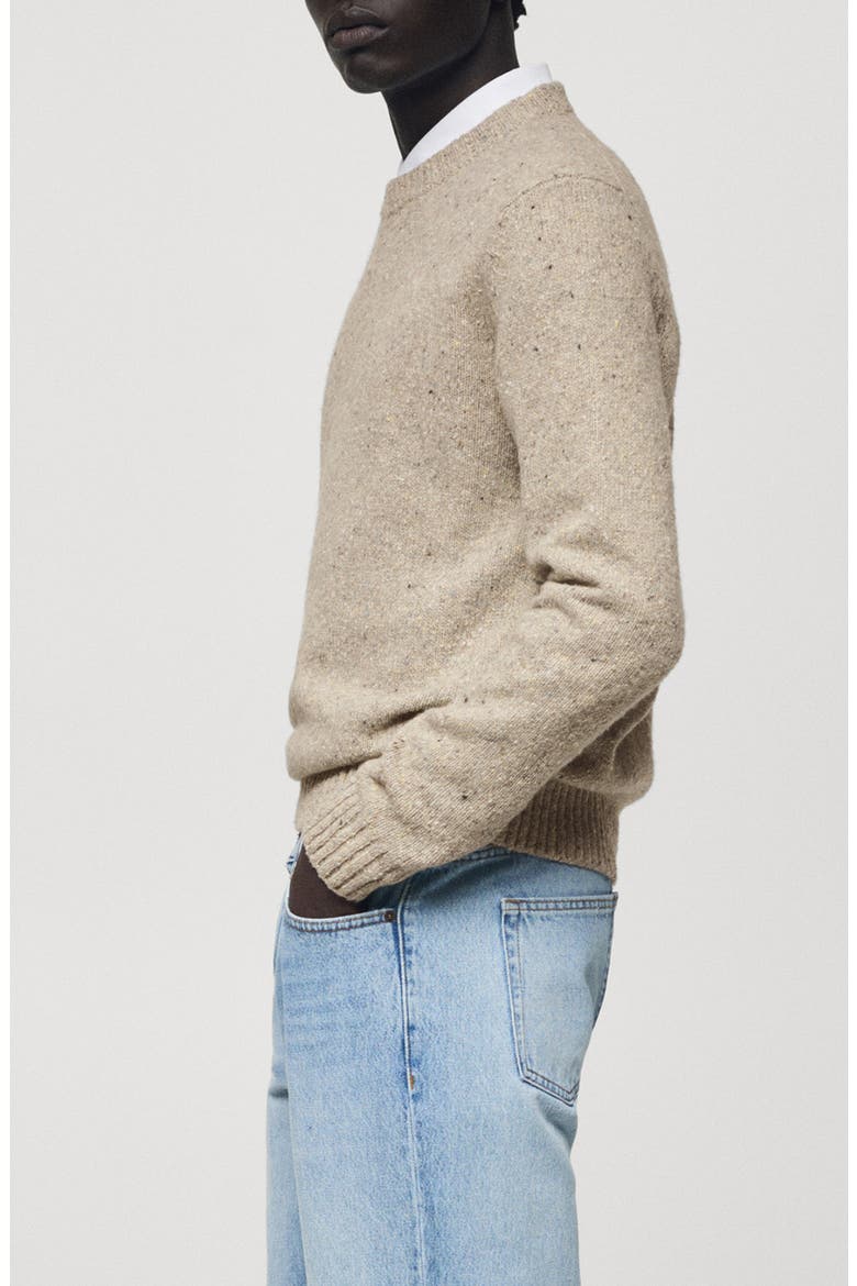 Nep Crewneck Sweater, Alternate, color, SAND