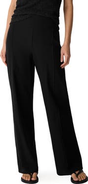 Eileen Fisher Seamed High Waist Wide Leg Pants