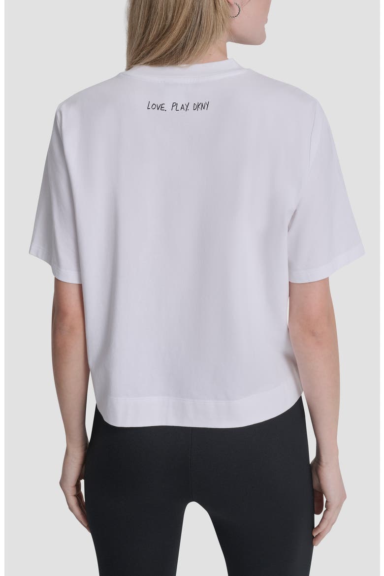 Embroidered 1989 Notebook Scribbles Graphic T-Shirt, Alternate, color, WHITE