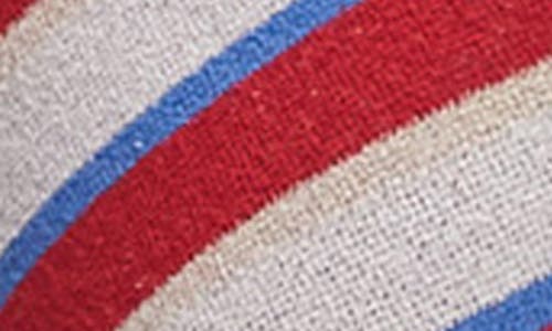 Topshop Stripe Knit One-shoulder Maxi Dress In Multi