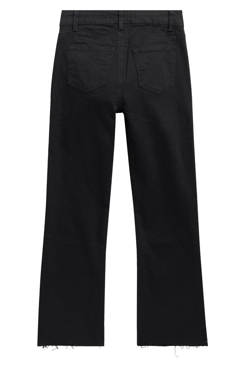 Kids' Crop Bootcut Jeans, Main, color, BLACK