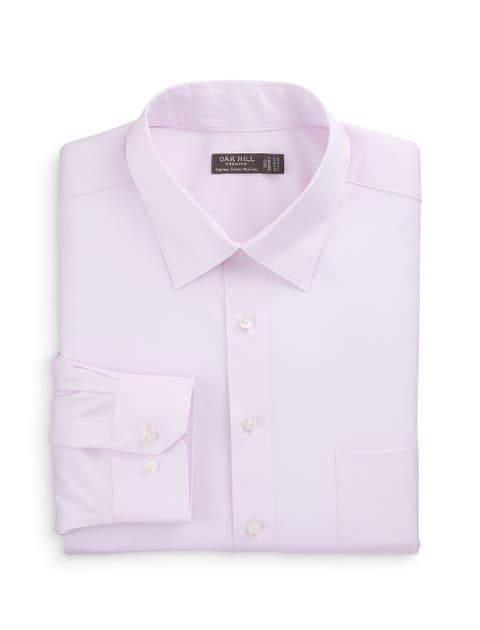 Big & Tall Stretch Pinpoint Dress Shirt
