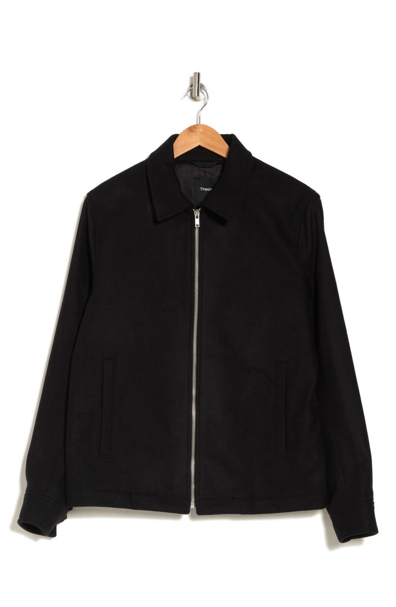 Theory Wyatt Wool Blend Bomber Jacket, Alternate, color, 