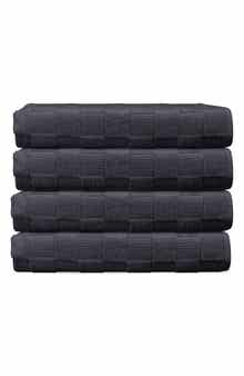 Waffle Terry 4-Piece Turkish Cotton Bath Towel Set
