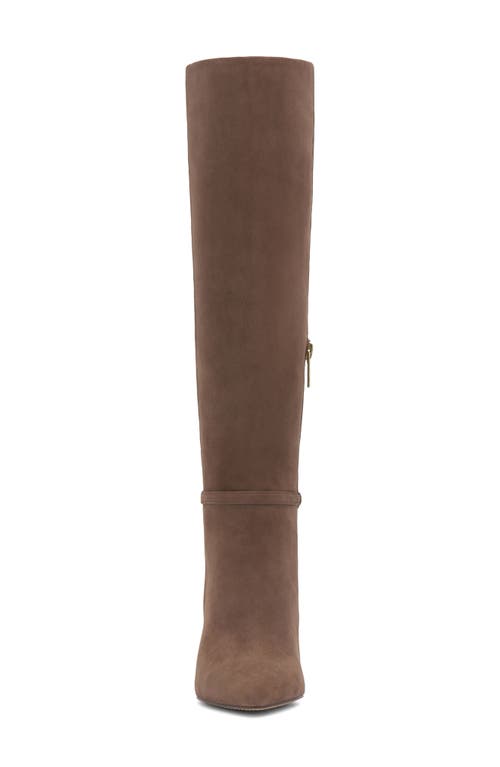 Vince Camuto Mirtha Pointed Toe Knee High Boot In Brown