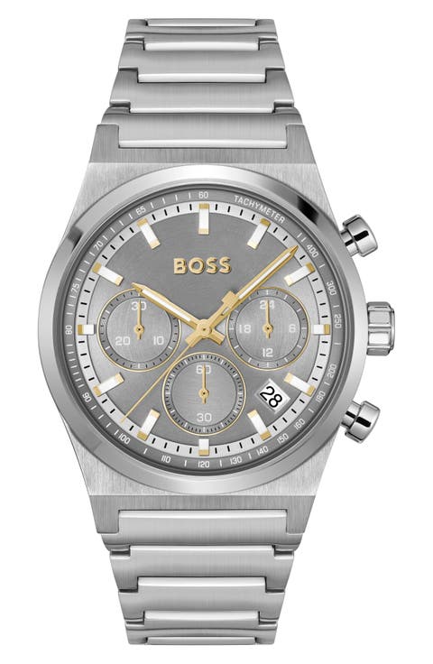 Candor Chronograph Bracelet Watch, 41mm