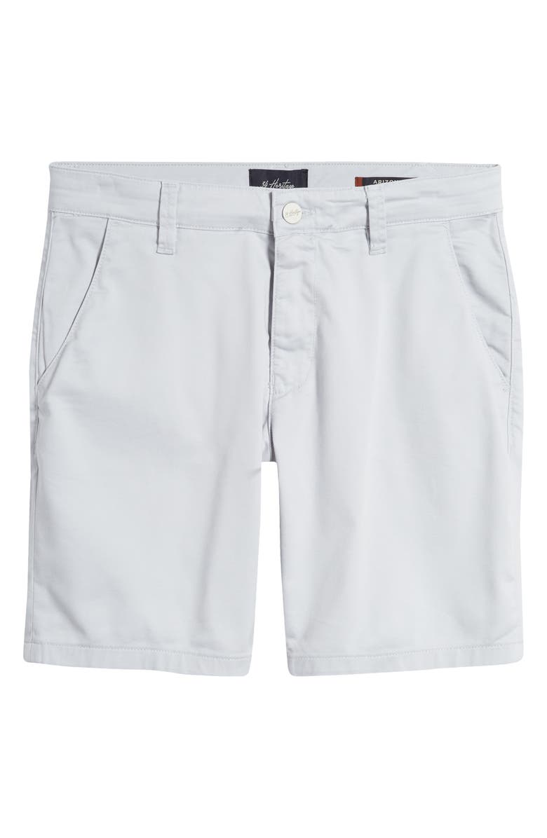 34 Heritage Arizona CoolMax<sup
®</sup
Slim Fit Flat Front Chino Shorts, Alternate, color, Gray Dawn Coolmax
