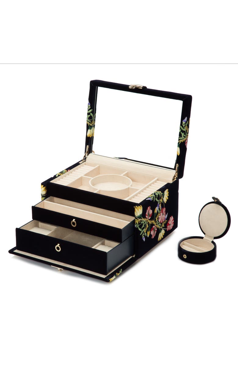 WOLF Zoe Medium Jewelry Box, Alternate, color, Indigo