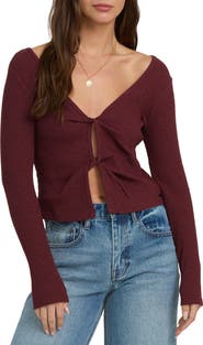 Billabong Fever Reversible Twist Detail Knit Top