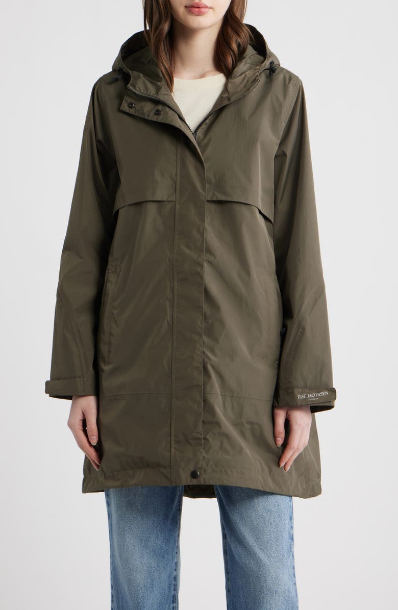 Ilse Jacobsen City Raincoat, Main, color, Tarmac