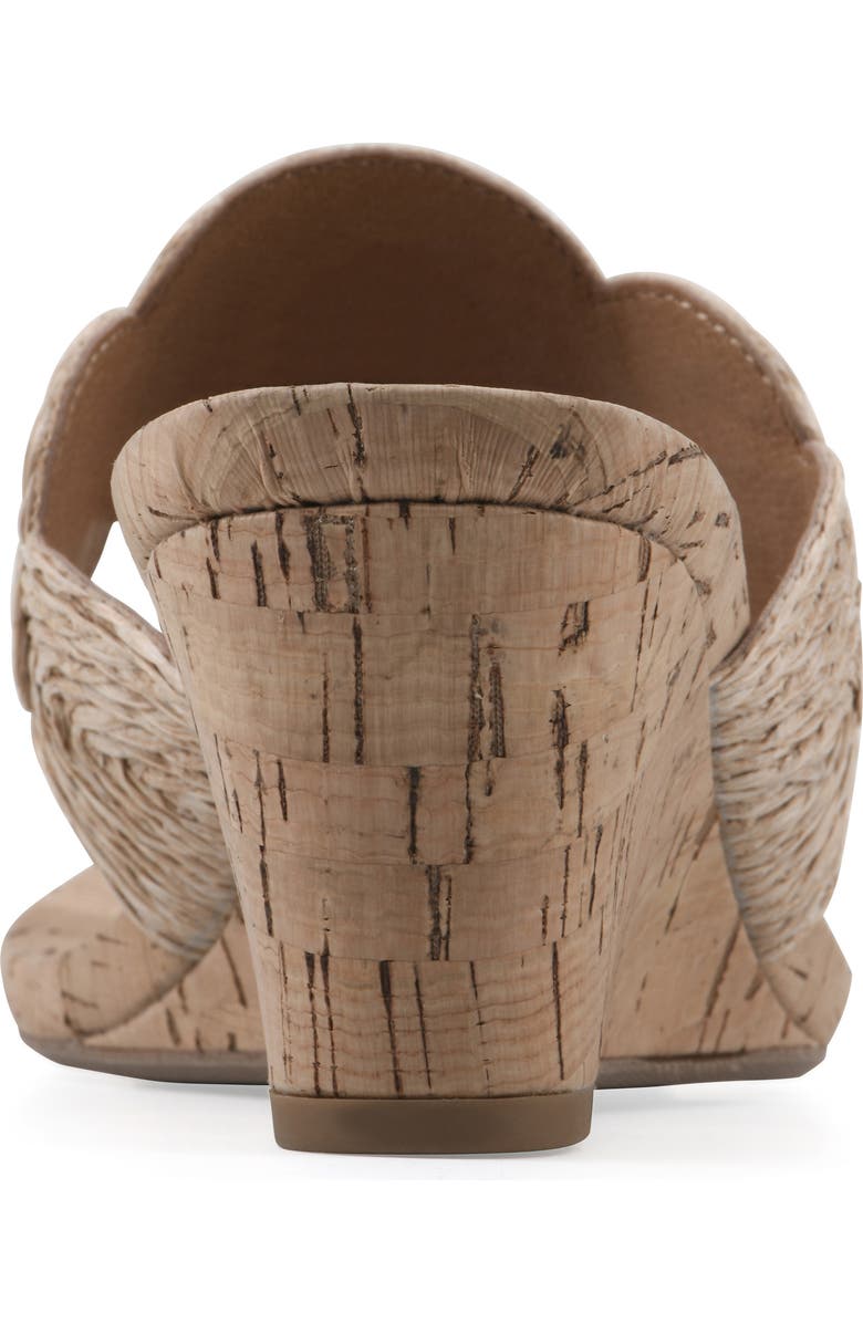 White Mountain Footwear Affogato Wedge Sandal, Alternate, color,