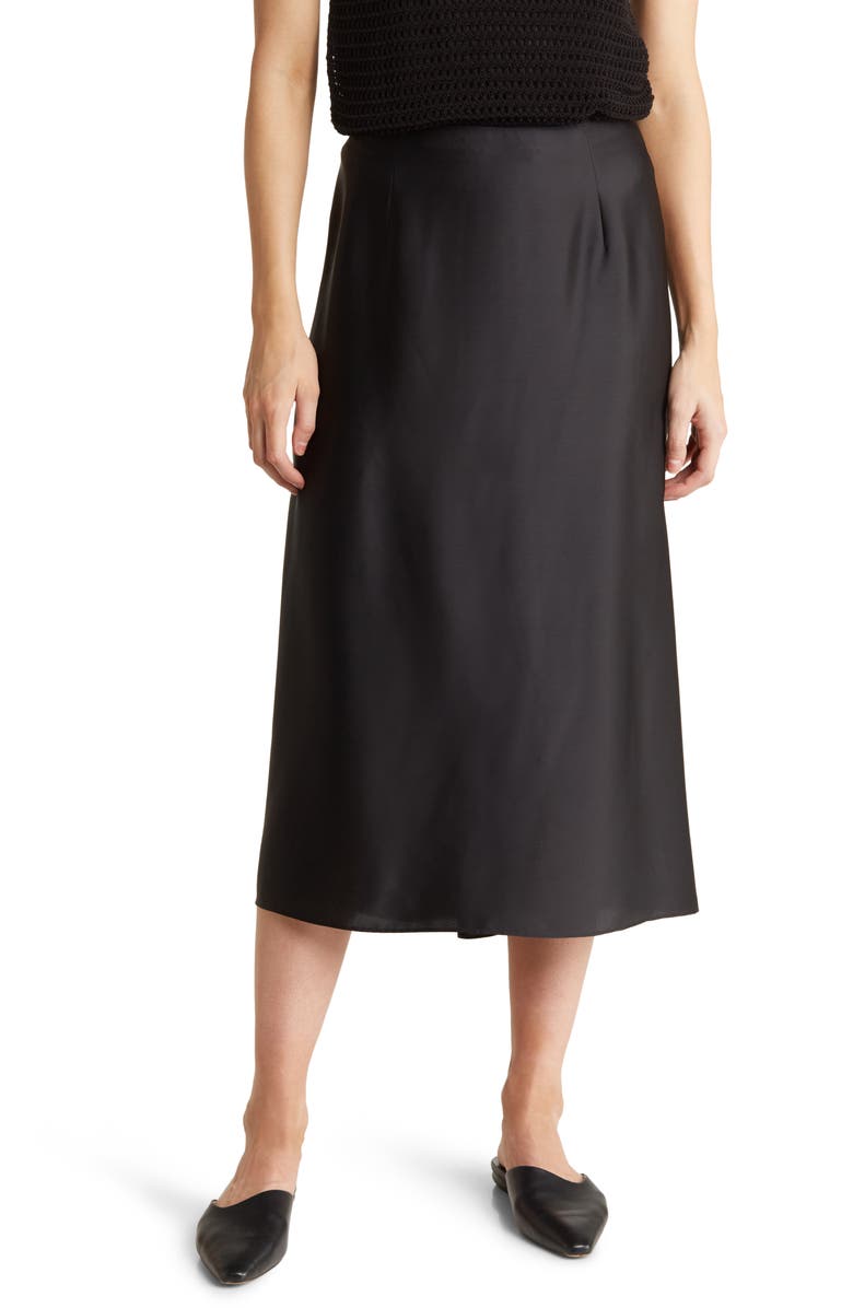 Vince Satin Slip Skirt, Main, color, 