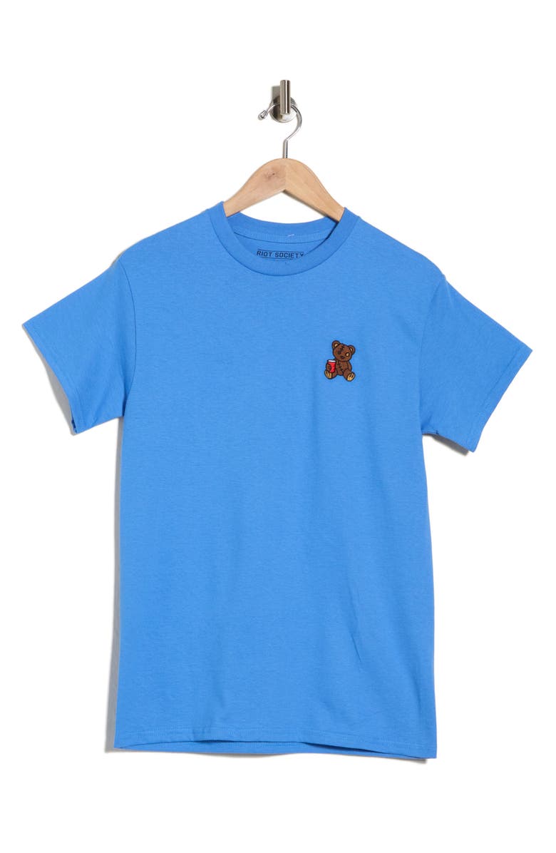 RIOT SOCIETY Stitch Teddy Cotton Graphic T-Shirt, Main, color,