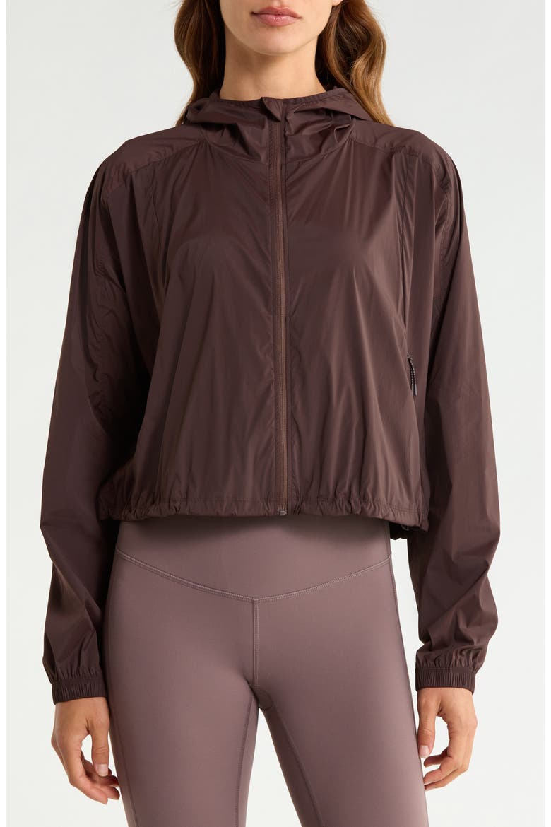 Places to Go Water Repellent Jacket, Alternate, color, COCOA PLUM