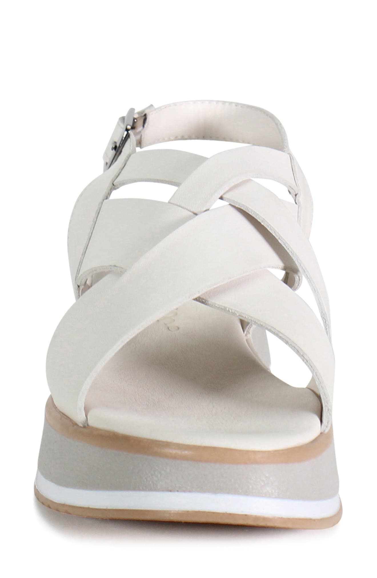 Pipp En Platform Sandal, Alternate, color, WHITE