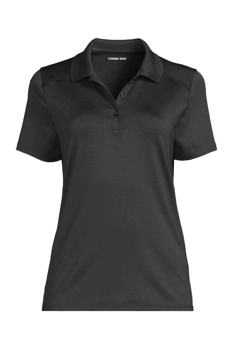 School Uniform  Short Sleeve Feminine Fit Rapid Dry Polo Shirt, Alternate, color, Soapstone