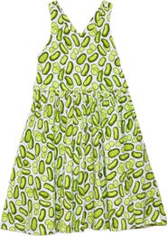 WORTHY THREADS Girls Cross Back Dress
