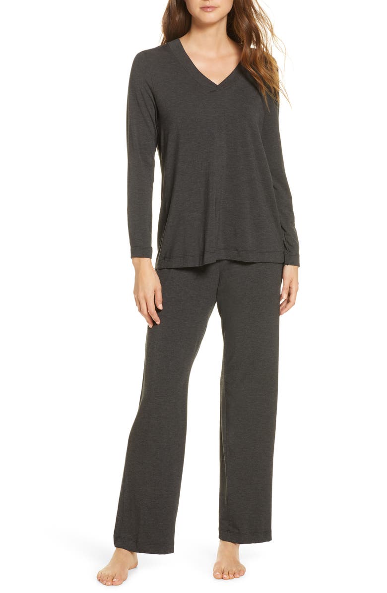 Hanro Knit Pajamas, Main, color, 