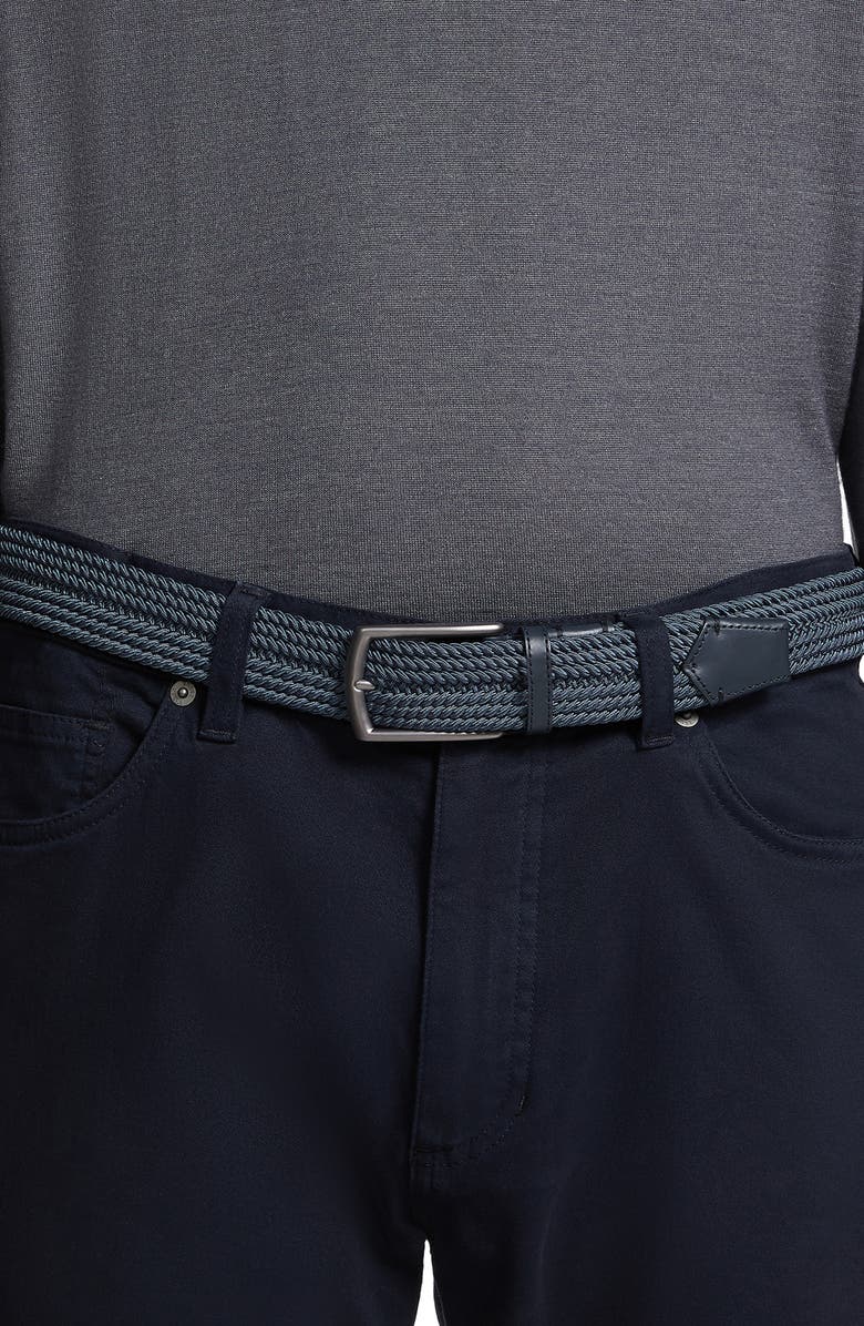 ZEGNA Triple Stitch<sup>™</sup> Buckle Braided Belt, Alternate, color, 