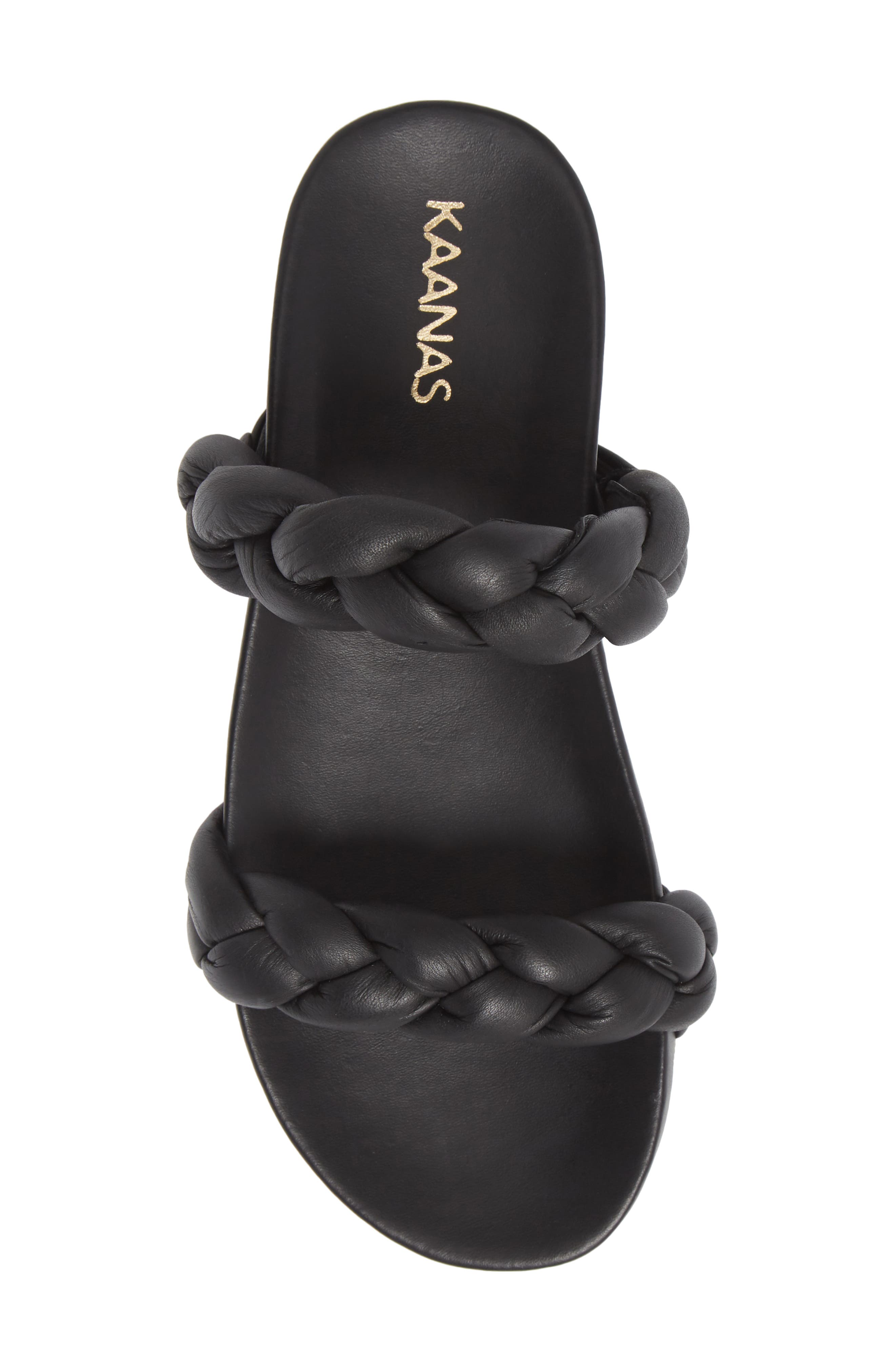 Kaanas Coco Braided Slide Sandal, Alternate, color, 