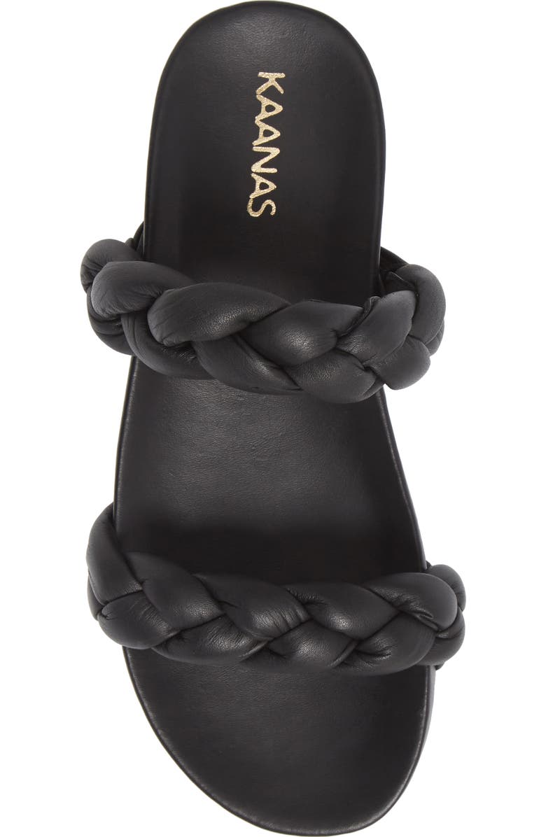 Kaanas Coco Braided Slide Sandal, Alternate, color,