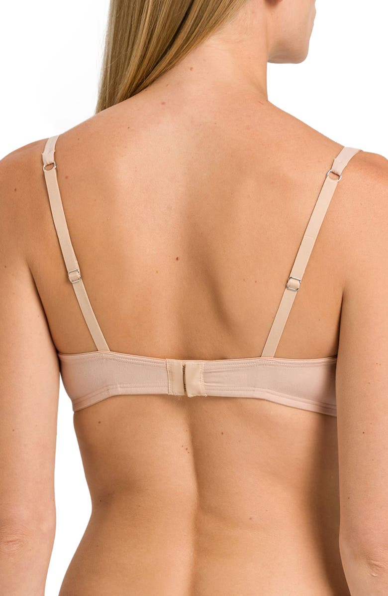 Hanro Cotton Sensation Soft Cup Bra, Alternate, color, Beige