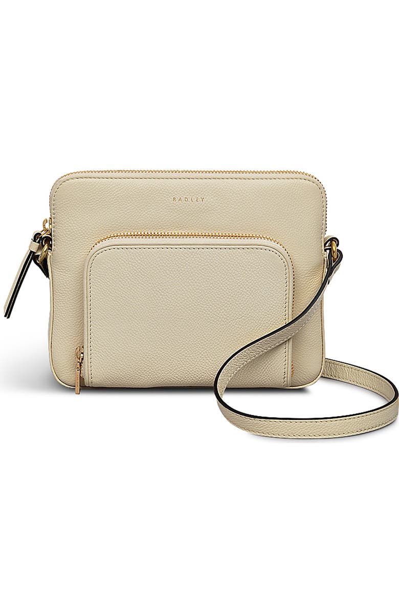 Radley Redford Close Small Ziptop Crossbody Bag, Main, color, Chalk