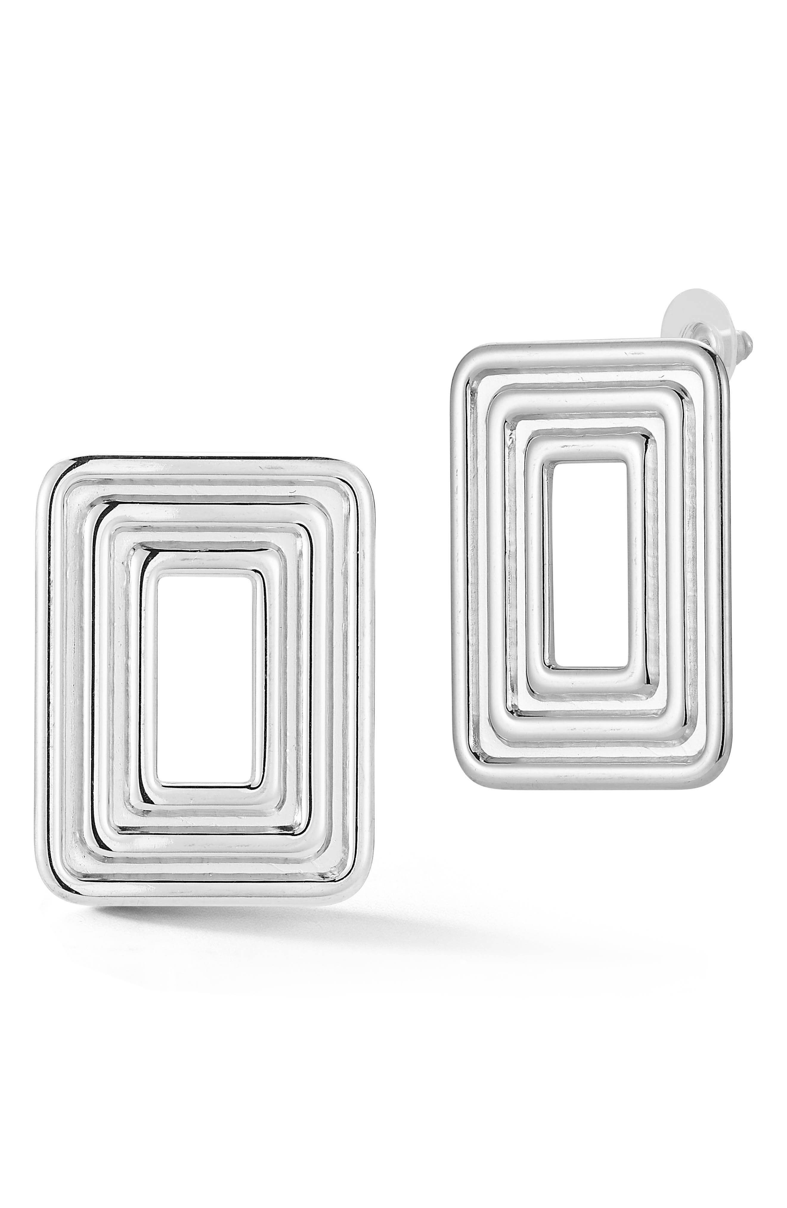 GLAZE JEWELRY Rectangular Drop Earrings