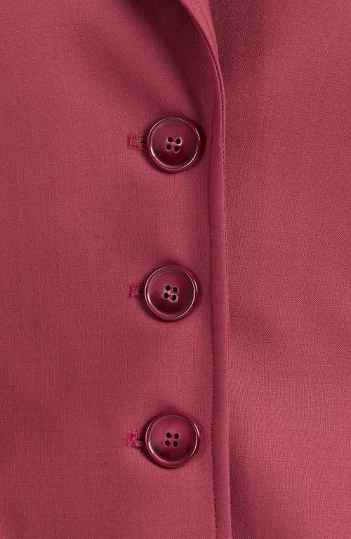 Santorelli Freya Three Button Jacket In Purple