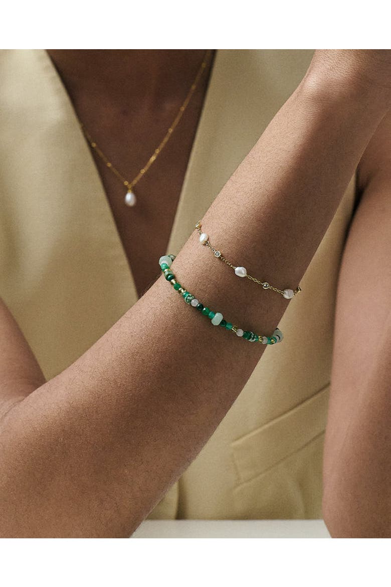 Pearl and Sapphire Station Bracelet, Alternate, color, Pearl and Sapphire