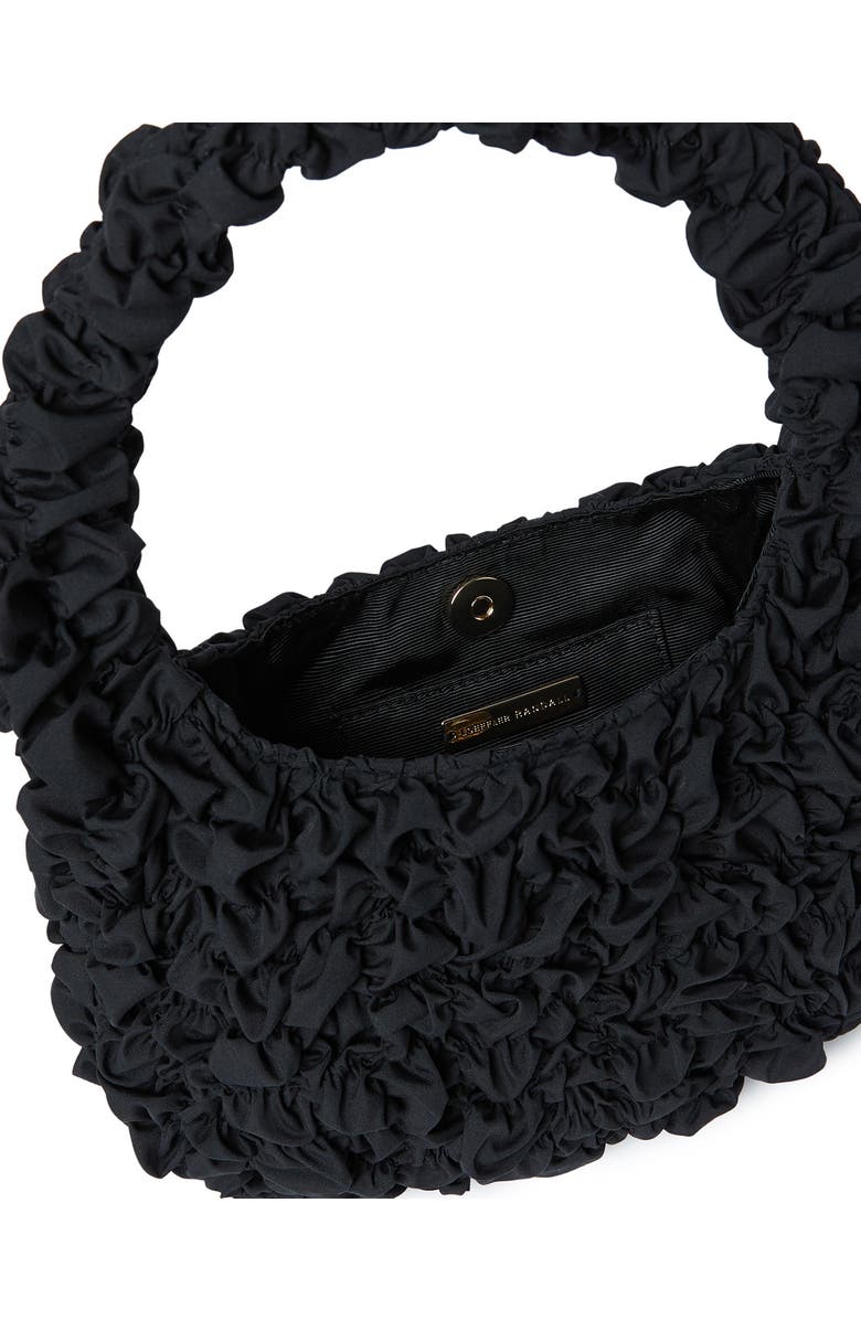 Loeffler Randall Smocked Mini Shoulder Bag, Alternate, color, Black