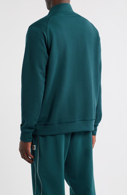 Puma Golf X Reigning Champ Cloudspun Fleece Quarter Zip Pullover In Green