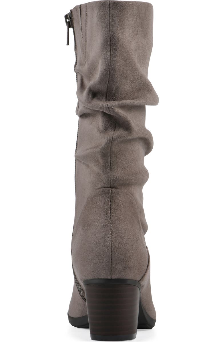 CLIFFS BY WHITE MOUNTAIN Angelie Slouch Boot, Alternate, color, Stone Fabric