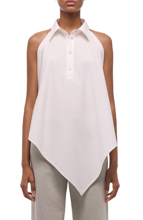Sleeveless Cotton Shirt
