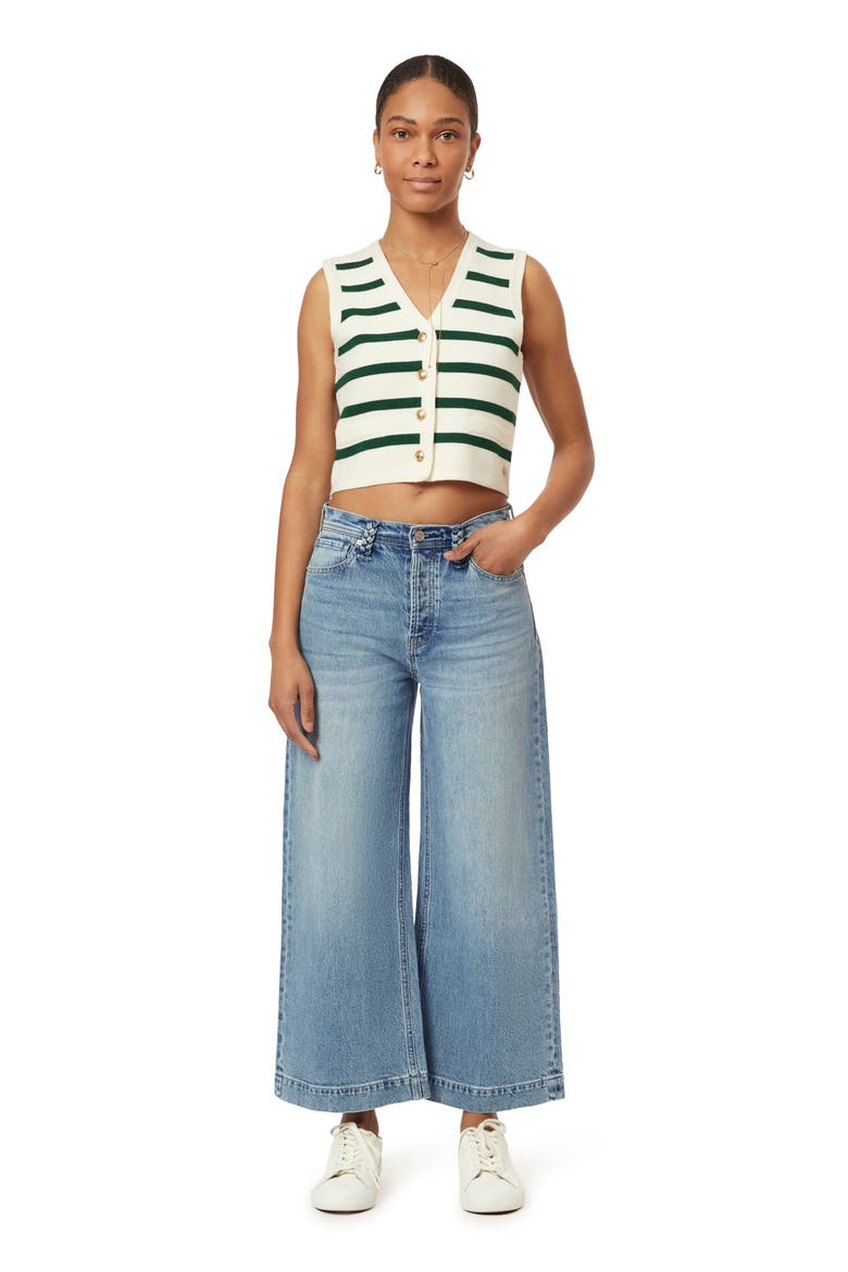The Wave Crop Wide Leg Jeans, Alternate, color, WILLIAMSBURG
