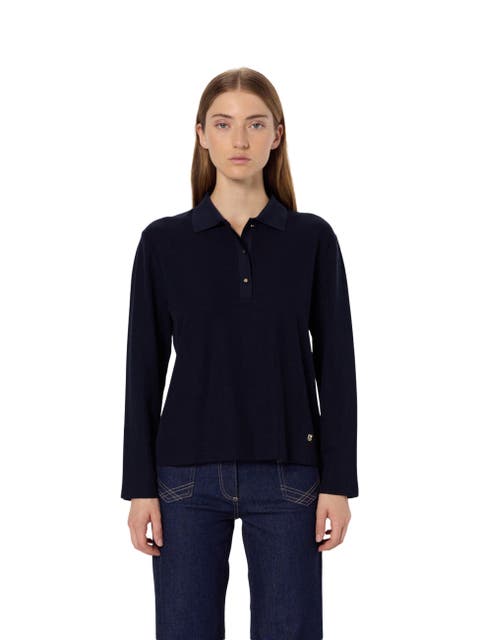 Hilary Long Sleeve Polo Shirt