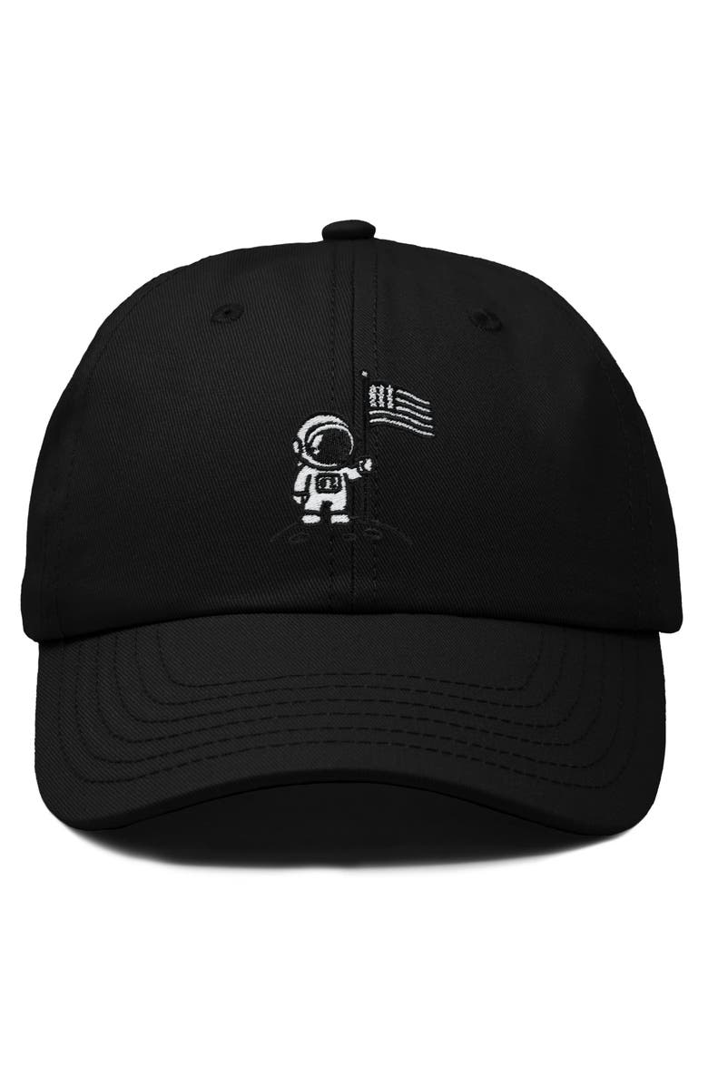 Dalix Moon Mission Dad Cap, Main, color, Black