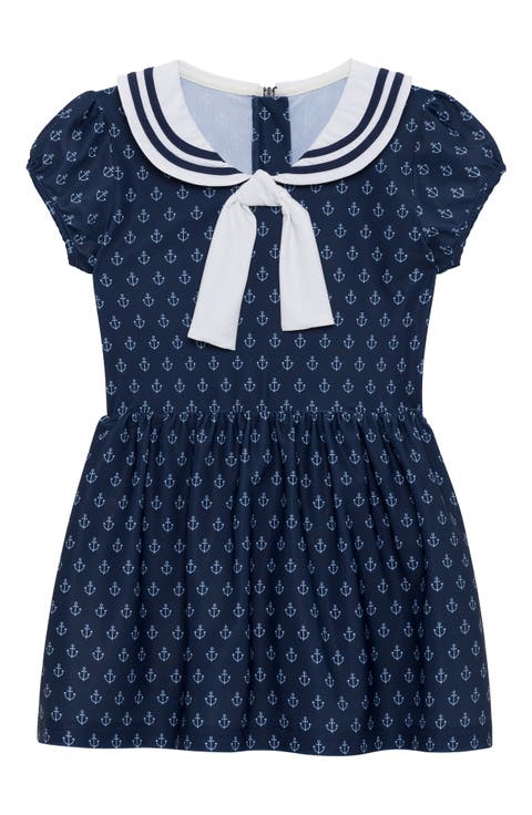 Girls Sailor Tennis Skort Dress (Toddler, Little Kid & Big Kid)