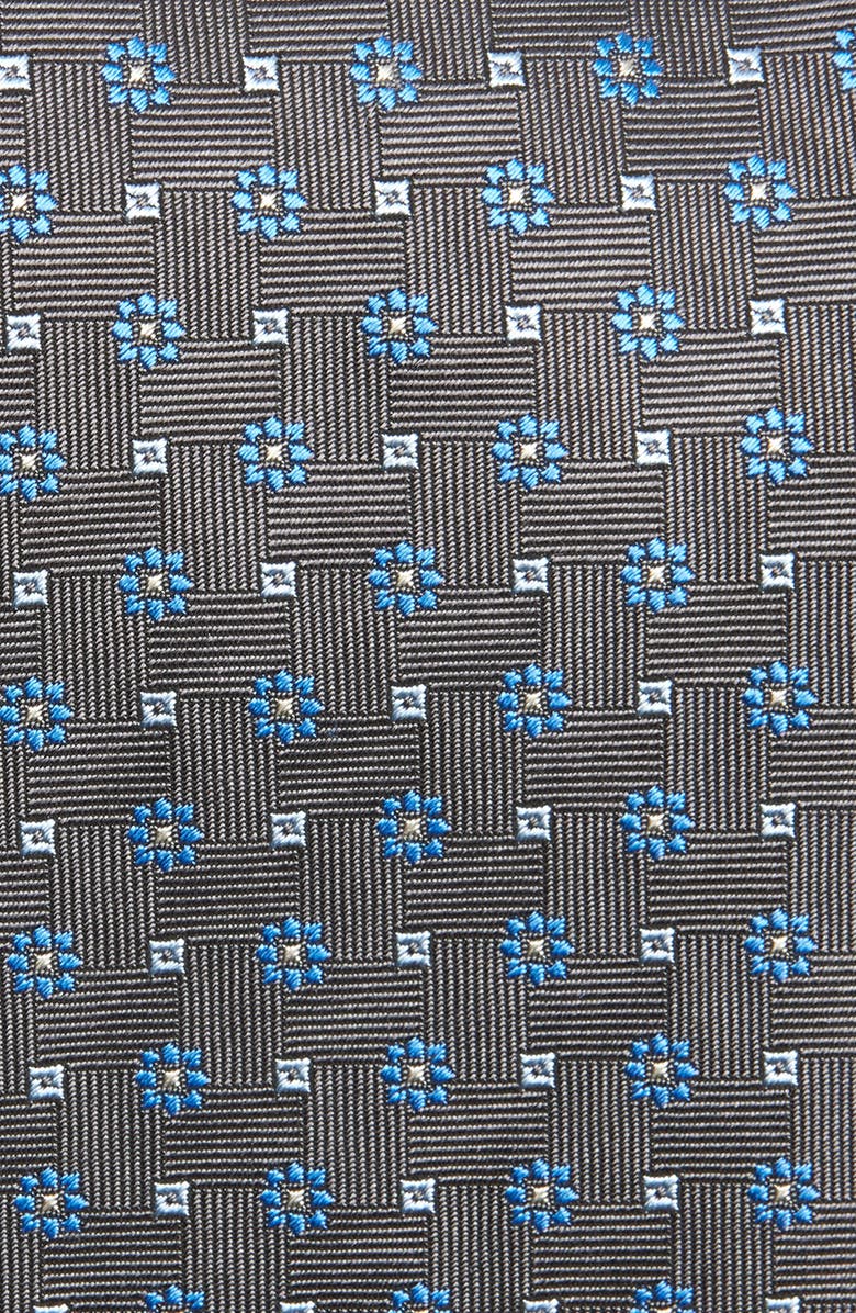 David Donahue Neat Geometric Silk Tie, Alternate, color, 
