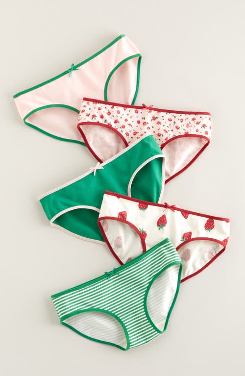 NORDSTROM NORDSTROM KIDS' ASSORTED 5-PACK HIPSTER BRIEFS
