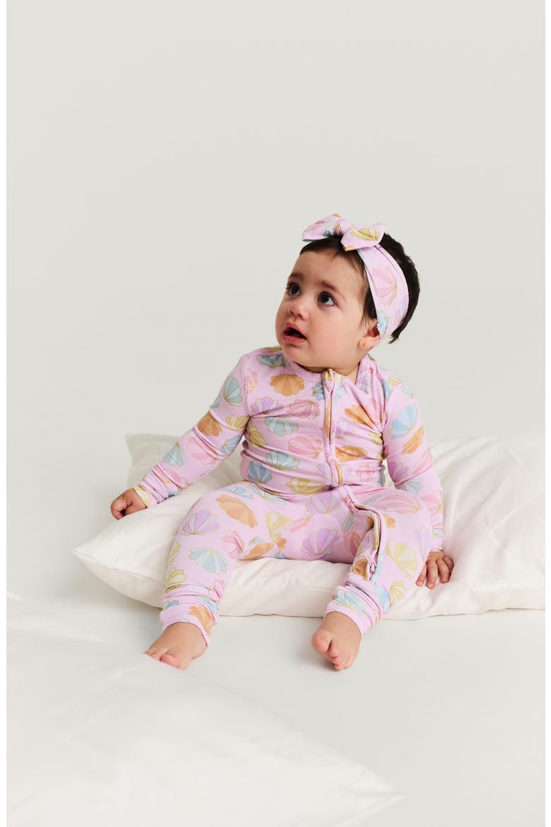 Printed Convertible Footie, Alternate, color, PINK