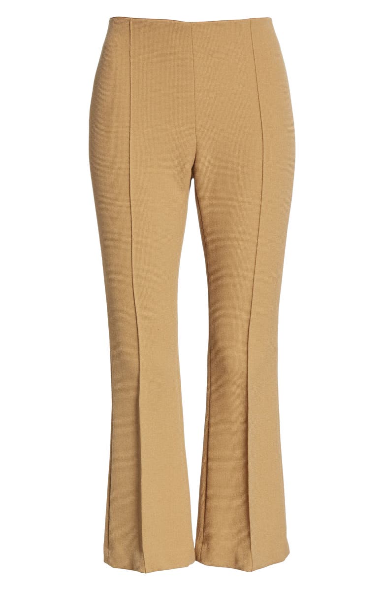 Smythe Pintuck Crop Flare Pants, Alternate, color, 