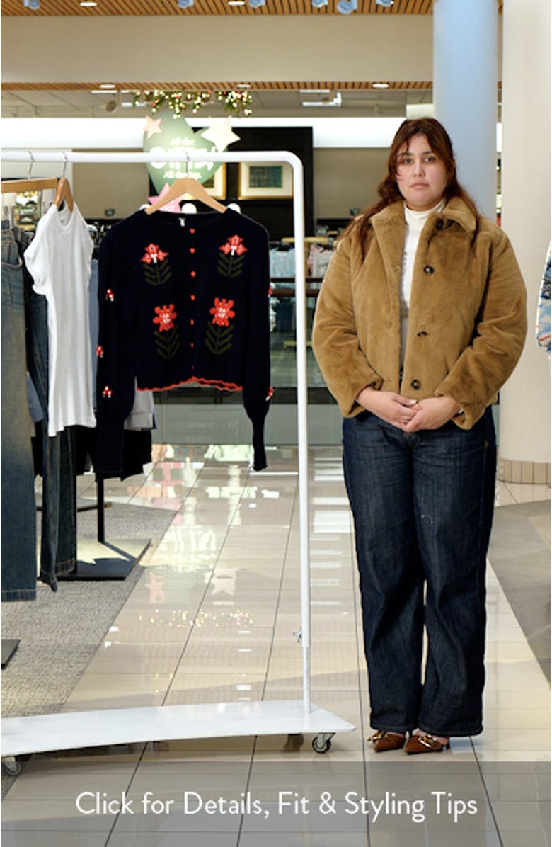 Nonna Floral Jacquard Cotton Cardigan, sales video thumbnail